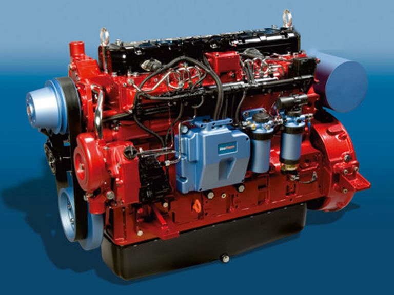 A Sisu Diesel Engine.